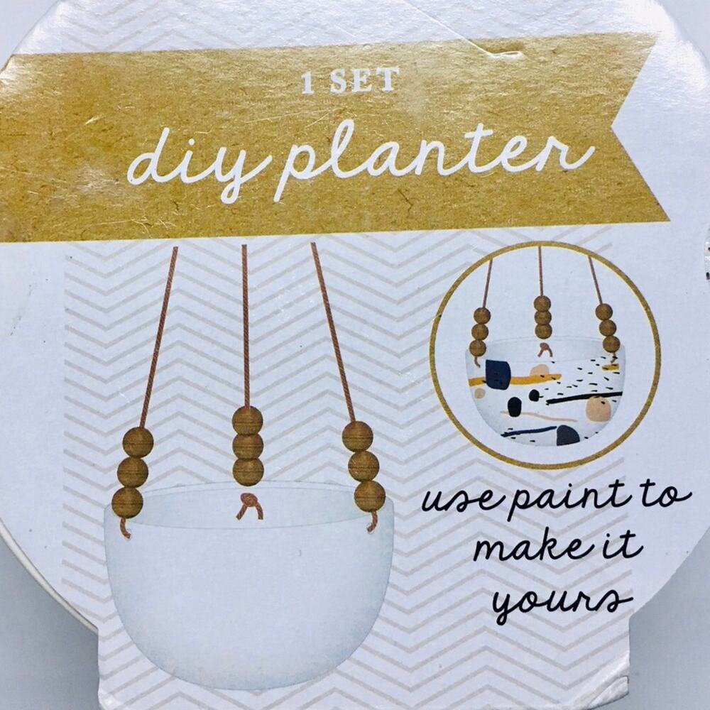 White DIY Planter